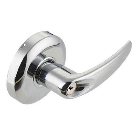 CAL-ROYAL Grade 2 Cylindrical Lock, 03-Classroom, AG-Lever, Round Rose, Satin Chrome, 2-3/4 Inch Backset,  AG03-26D